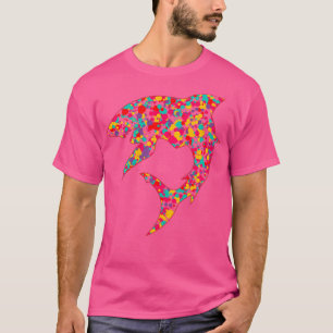 Farbenfrohe Dot Shark International Dot Day Shark T-Shirt