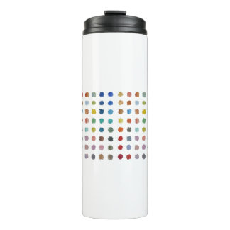 Farbenfrohe Dot Tumbler - Kleine Punkte Thermosbecher