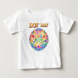 Farbenfrohe Dots Celebration Baby T - Shirt. Baby T-shirt