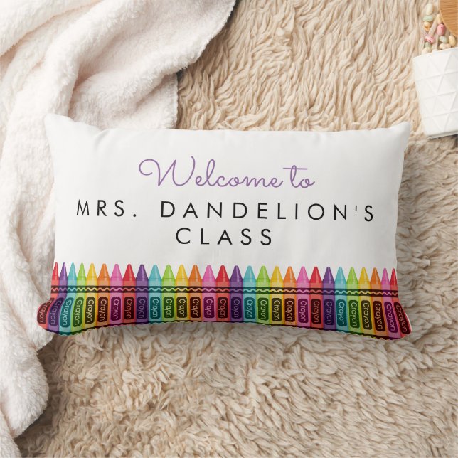 Farbenfrohe Dots Grundschullehrer Lendenkissen (Decke)