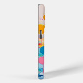 Farbenfrohe Dots Tropfen Spritzer Case-Mate iPhone Hülle (Rückseite / Rechts)