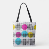 Farbenfrohe Dotter Tasche - Stilvoll und einzigart (Rückseite)