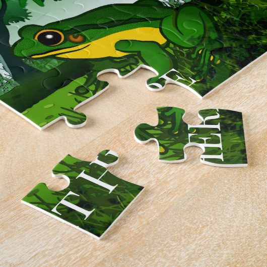 Farbenfrohe Drache und Kitty Fantasy Animal Puzzle (Seite)