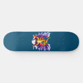 Farbenfrohe Drachenfantasy-Skateboard Skateboard (Horizontal)