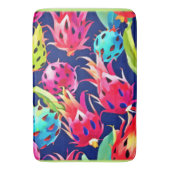 Farbenfrohe Drachenfrucht Badematte (Vorderseite Vertikal)