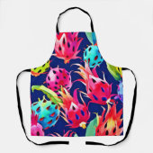 Farbenfrohe Drachenfrucht Schürze (Vorderseite)