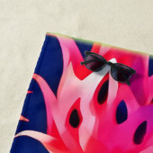 Farbenfrohe Drachenfrucht Strandtuch (Beispiel)