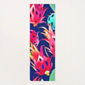 Farbenfrohe Drachenfrucht Yogamatte (Rückseite)