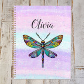 Farbenfrohe Dragonfly-Flügel aus festem Glas Planer