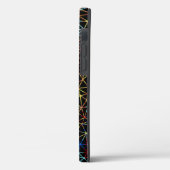 farbenfrohe Drahtabstraktion Case-Mate iPhone Hülle (Rückseite / Links)