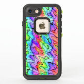 Farbenfrohe Drehleuchte und Wasserfarbe (Rückseite)