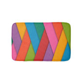 Farbenfrohe Dreieck Duschkabine Badezimmer Badematte (Vorderseite)