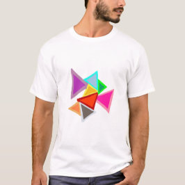 Farbenfrohe Dreiecke  T-Shirt