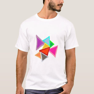Farbenfrohe Dreiecke  T-Shirt