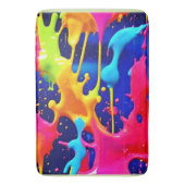 Farbenfrohe Drilling Paint Artwork Badematte (Vorderseite Vertikal)