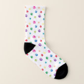 Farbenfrohe Druckmuster Socken (Links - Innen)