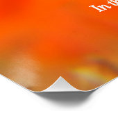 Farbenfrohe duftende Nacktschnecke. Poster (Ecke)