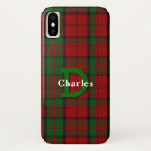 Farbenfrohe Dunbar Clan Tartan Kariert Custom Case-Mate iPhone Hülle (Rückseite)