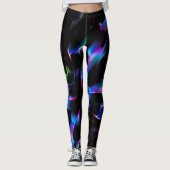 Farbenfrohe Dünen im Dunkeln Leggings (Vorderseite)