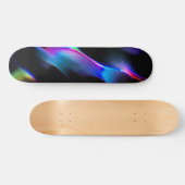 Farbenfrohe Dünen im Dunkeln Skateboard (Horizontal)