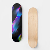 Farbenfrohe Dünen im Dunkeln Skateboard (Vorderseite)