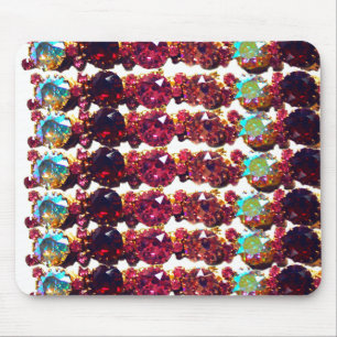Farbenfrohe Edelsteine, Rubine, Diamanten, Saphire Mousepad