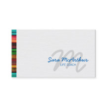 Farbenfrohe Edge Cursive Monogram für qualifiziert