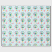 Farbenfrohe Eier Geschenkpapier (Flach)