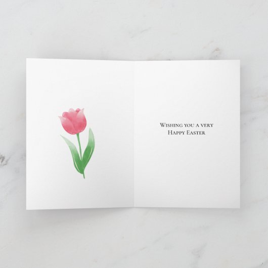 Farbenfrohe Eier und Schwester Osterkarte Karte (Innenseite)