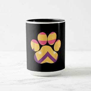 Farbenfrohe Eierpfade Funny Dog Cat Lovers Geschen Tasse