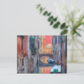 Farbenfrohe Eindrücke von Venedig und Italien Postkarte (Stehend Vorderseite)