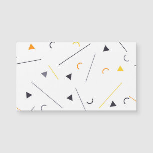 Farbenfrohe, einfache, trendige, geometrische Stad Magnetkarte