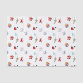 Farbenfrohe einfache Weihnachten Seidenpapier