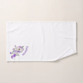 Farbenfrohe Einhorn Girly Bath Handtuch Set (Handtuch)