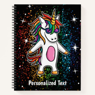 Farbenfrohe Einhorn-Magie Notizblock