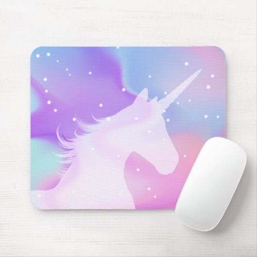 Farbenfrohe Einhorn Mousepad (Mit Mouse)