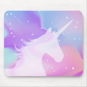 Farbenfrohe Einhorn Mousepad (Vorne)