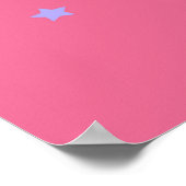 Farbenfrohe Einhorn Poster (Ecke)