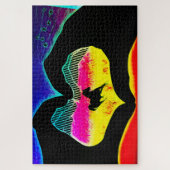 Farbenfrohe Einhorn Puzzle (Vertikal)