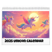 Farbenfrohe Einhorn-Sammlung Kalender (Titelbild)