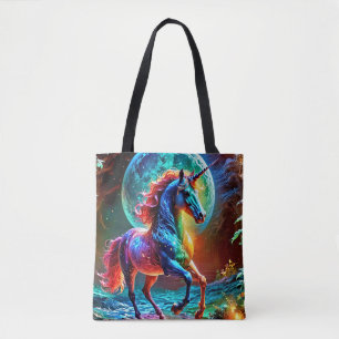 Farbenfrohe Einhorn Tasche