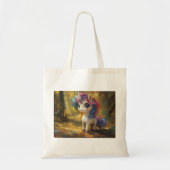 Farbenfrohe Einhorn Tragetasche (Vorne)