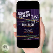 Farbenfrohe Einladung zum Escape Room