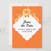 Farbenfrohe Einladungen Kartendesign (Rückseite)