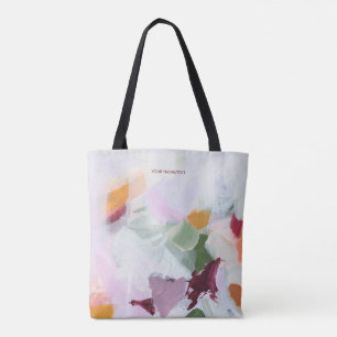 Farbenfrohe einzigartige abstrakte Kunst personali Tasche