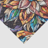 Farbenfrohe, einzigartige Abstrakte Mosaik-Blume Seidenpapier (Ausschnitt)