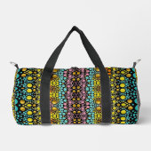 Farbenfrohe einzigartige beliebte Dot Art Duffle Bag (Vorderseite)