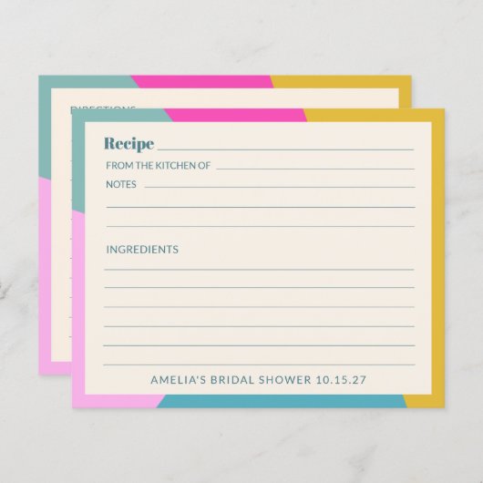 Farbenfrohe, einzigartige, benutzerdefinierte Brau (Vorne/Hinten)