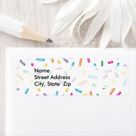 Farbenfrohe Eiscreme Candy Sprinkles (Insitu)