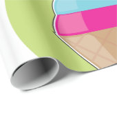 Farbenfrohe Eiscreme Geschenkpapier (Rolleneckpunkt)